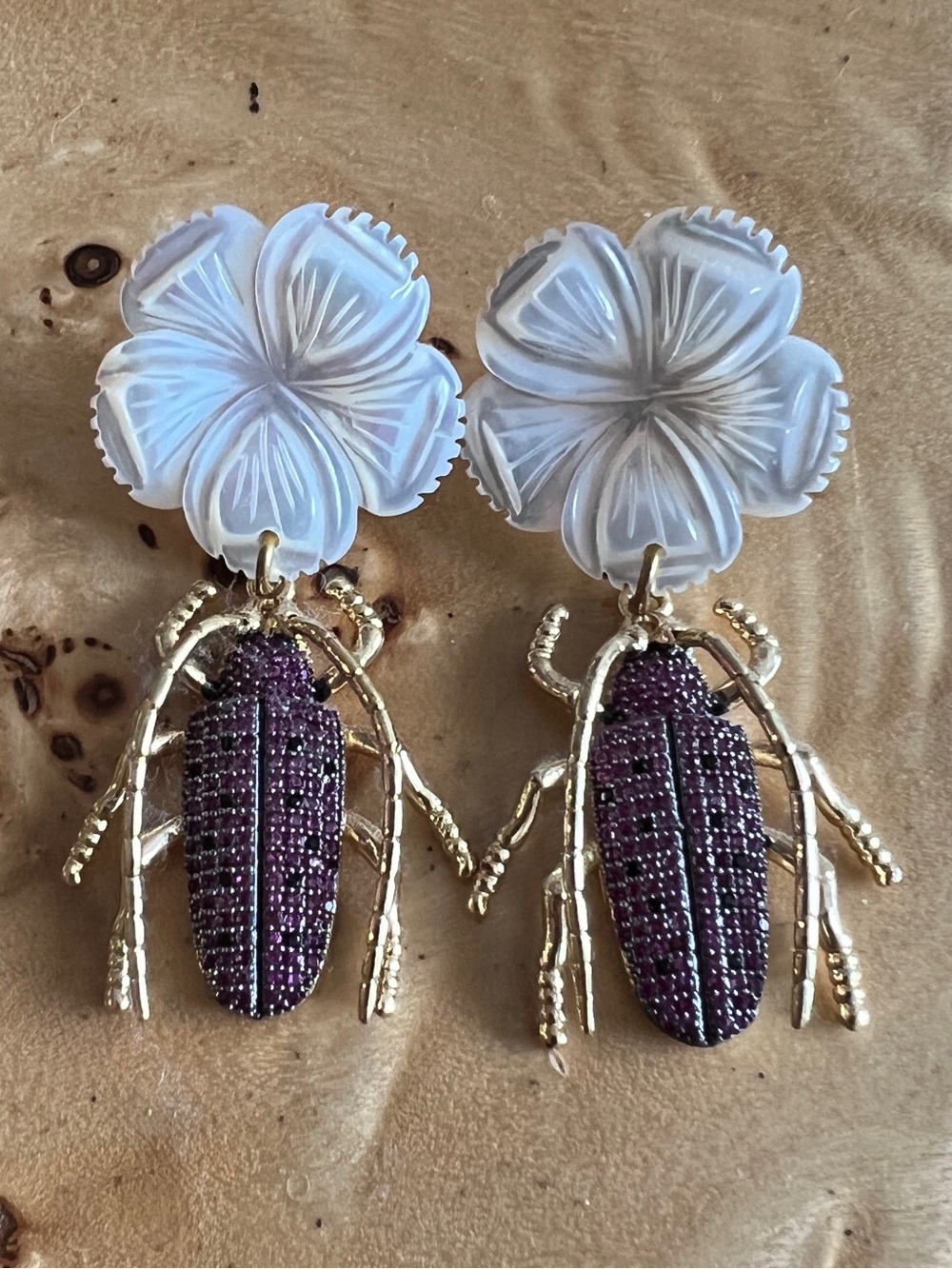 Beetle Earrings